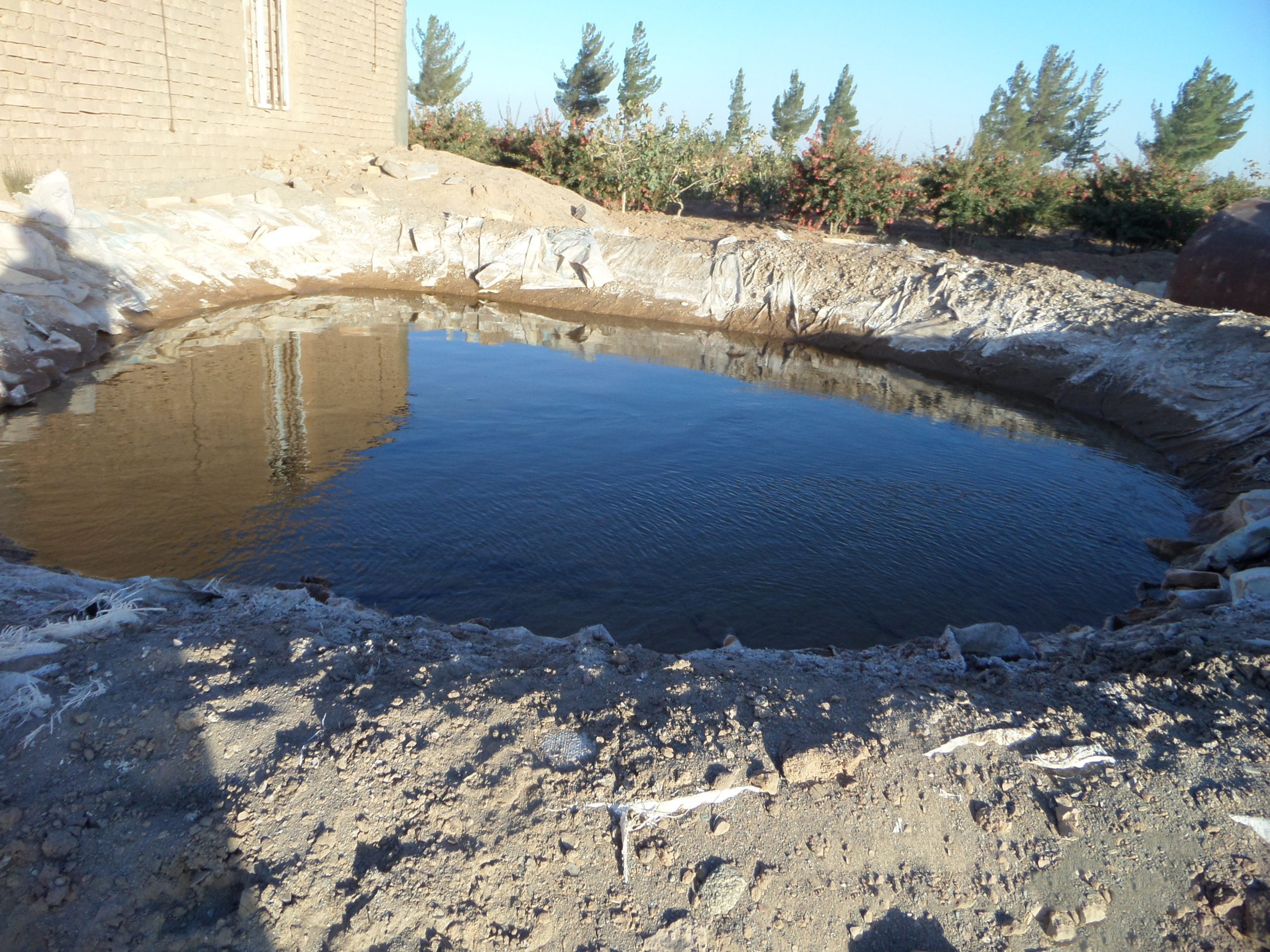احداث استخر روستای کریم‌آباد